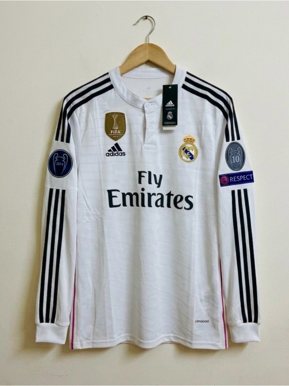 Real Madrid 14/15 UCL  Home Jersey Size Medium